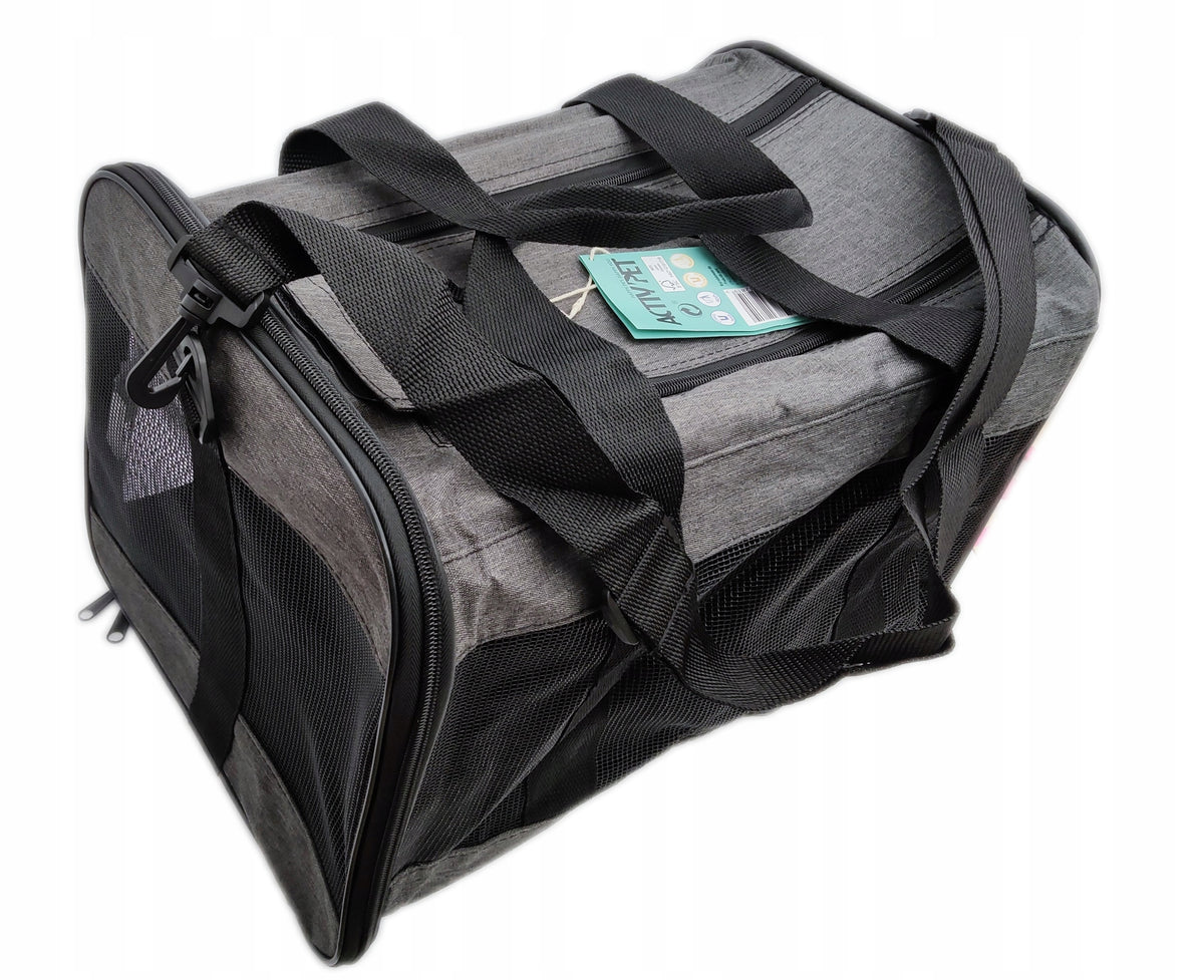 TRANSPORT BAG TRANSPORTER FOR ANIMALS DOG WITH MESH padded bottom