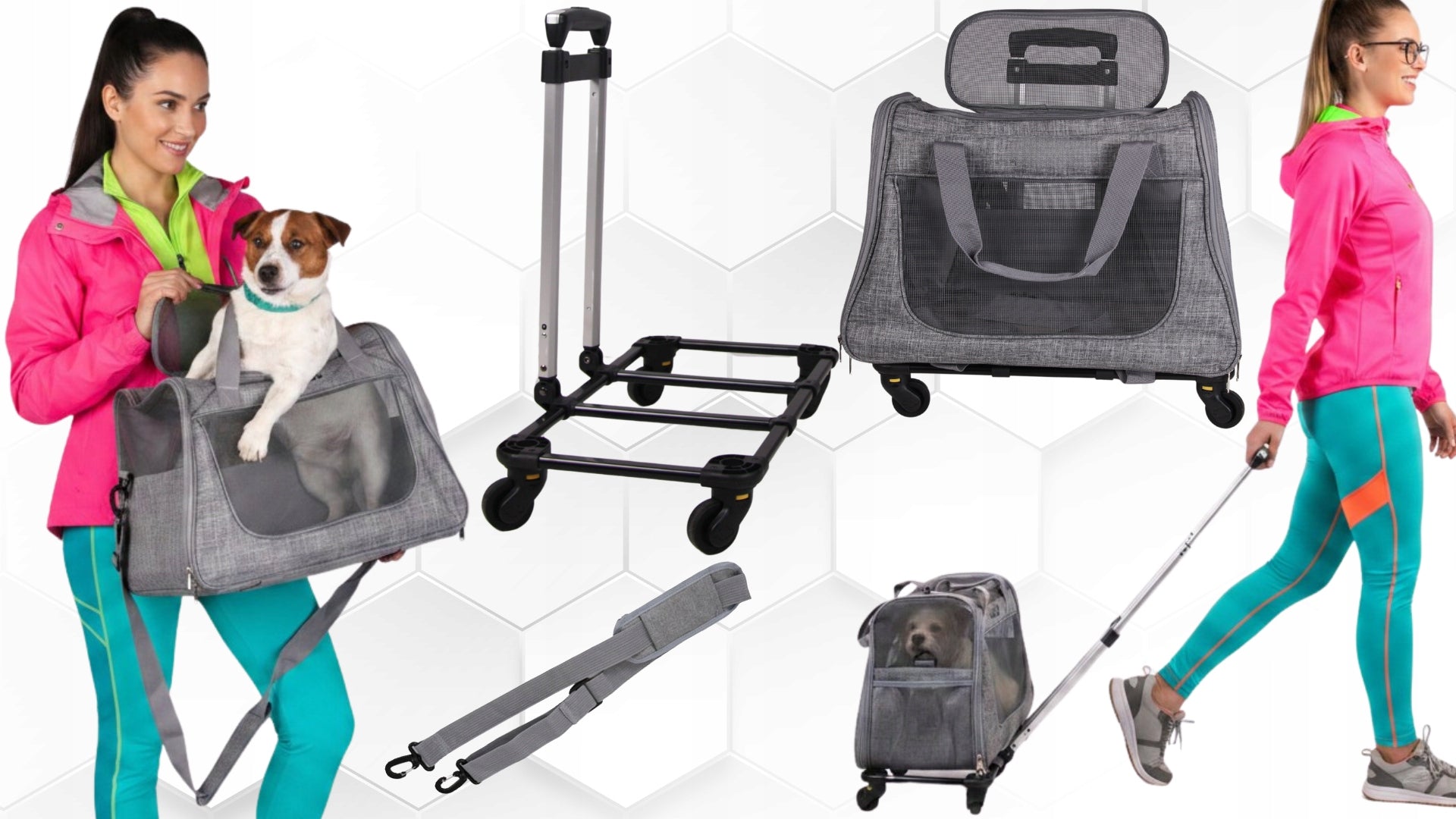 TRANSPORT BAG TROLLEY ON WHEELS DOG CAT ANIMALS TRANSPORTER FOLDING Manufacturer code TORBA TRANSPORTOWA DLA PSA KOTA ZWIERZĄT