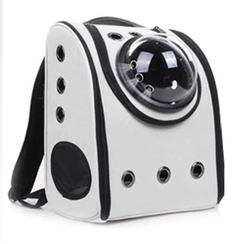 TRANSPORTER BACKPACK CAT BAG DOG SPACE WHITE