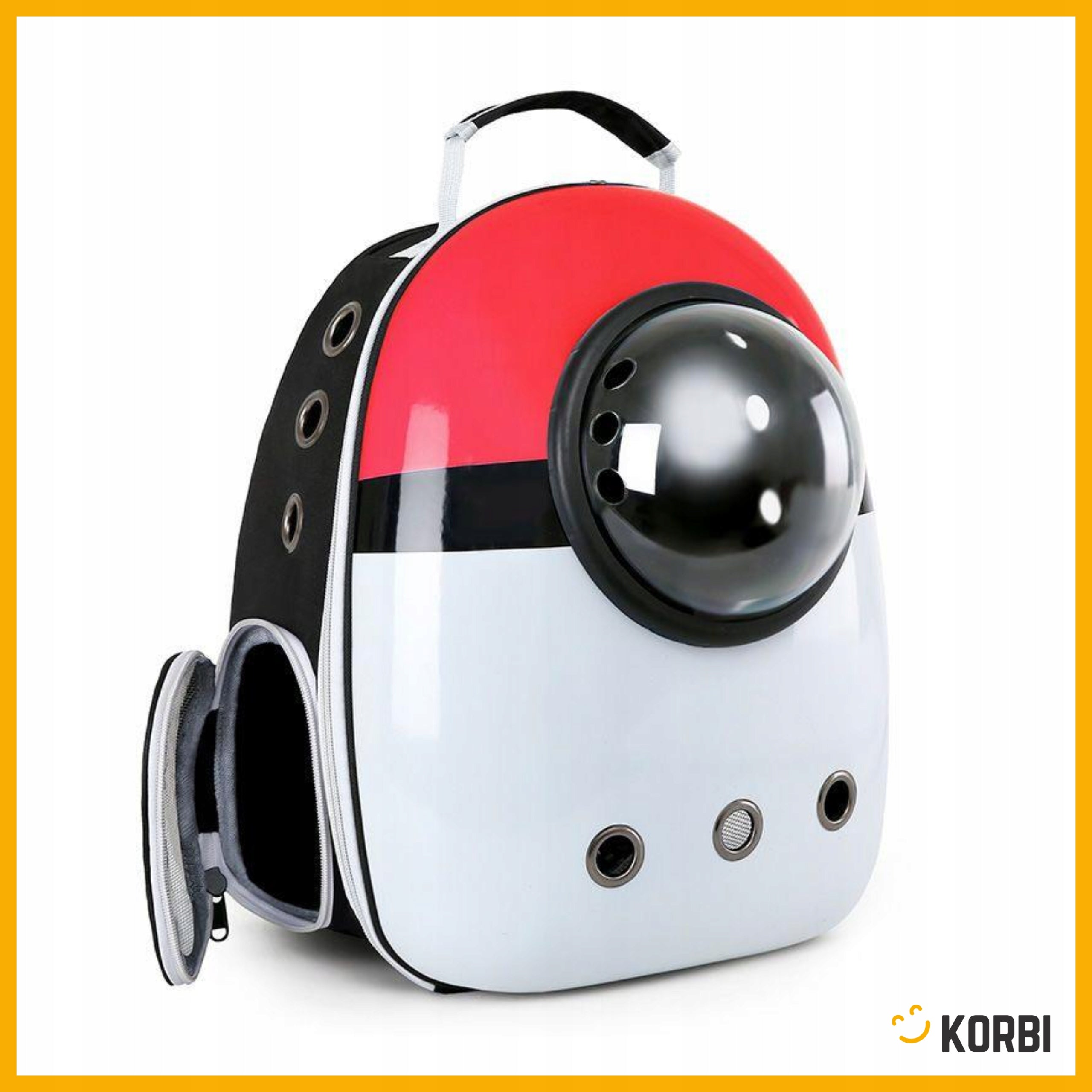 TRANSPORTER BACKPACK DOG CAT BAG SPACE WINDOW POKEMO WATERPROOF Product height 43 cm