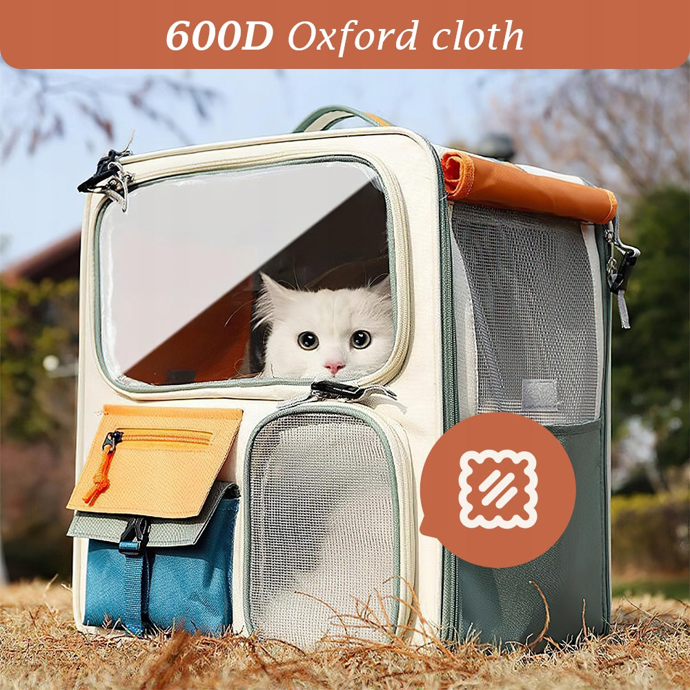 TRANSPORTER BACKPACK FOR CAT AND DOG UP TO 12.5KG PORTABLE TRANSPARENT Manufacturer code BBMGRE