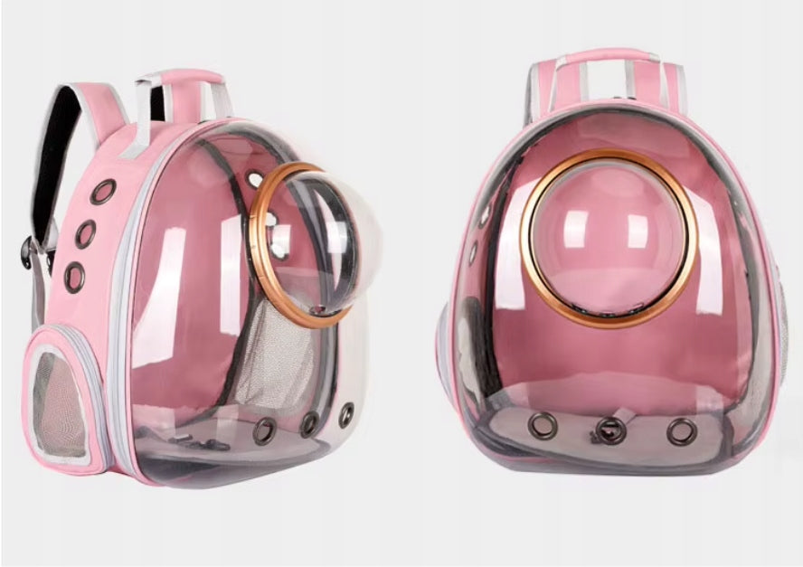 TRANSPORTER BACKPACK FOR CAT OR DOG BAG CAPSULE TRANSPARENT VENTILATION Brand no brand