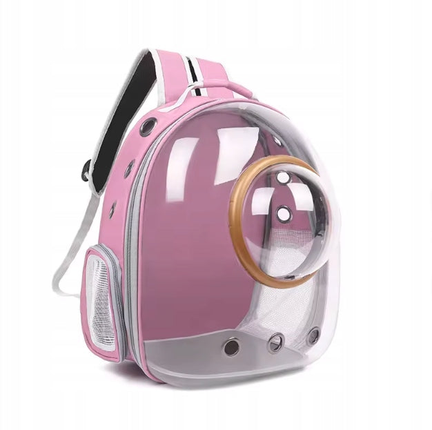 TRANSPORTER BACKPACK FOR CAT OR DOG BAG CAPSULE TRANSPARENT VENTILATION