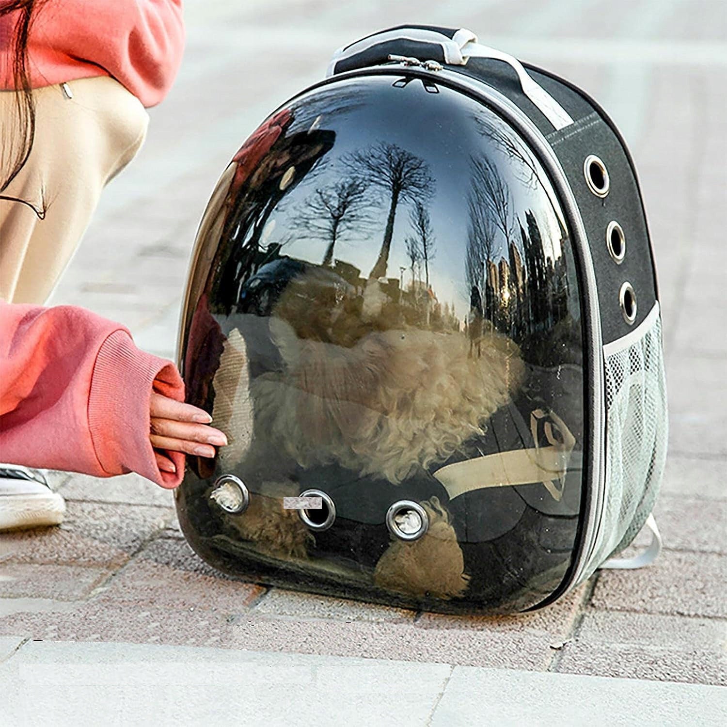 TRANSPORTER BAG CAT BACKPACK DOG TRANSPARENT Koanni Brand Koanni