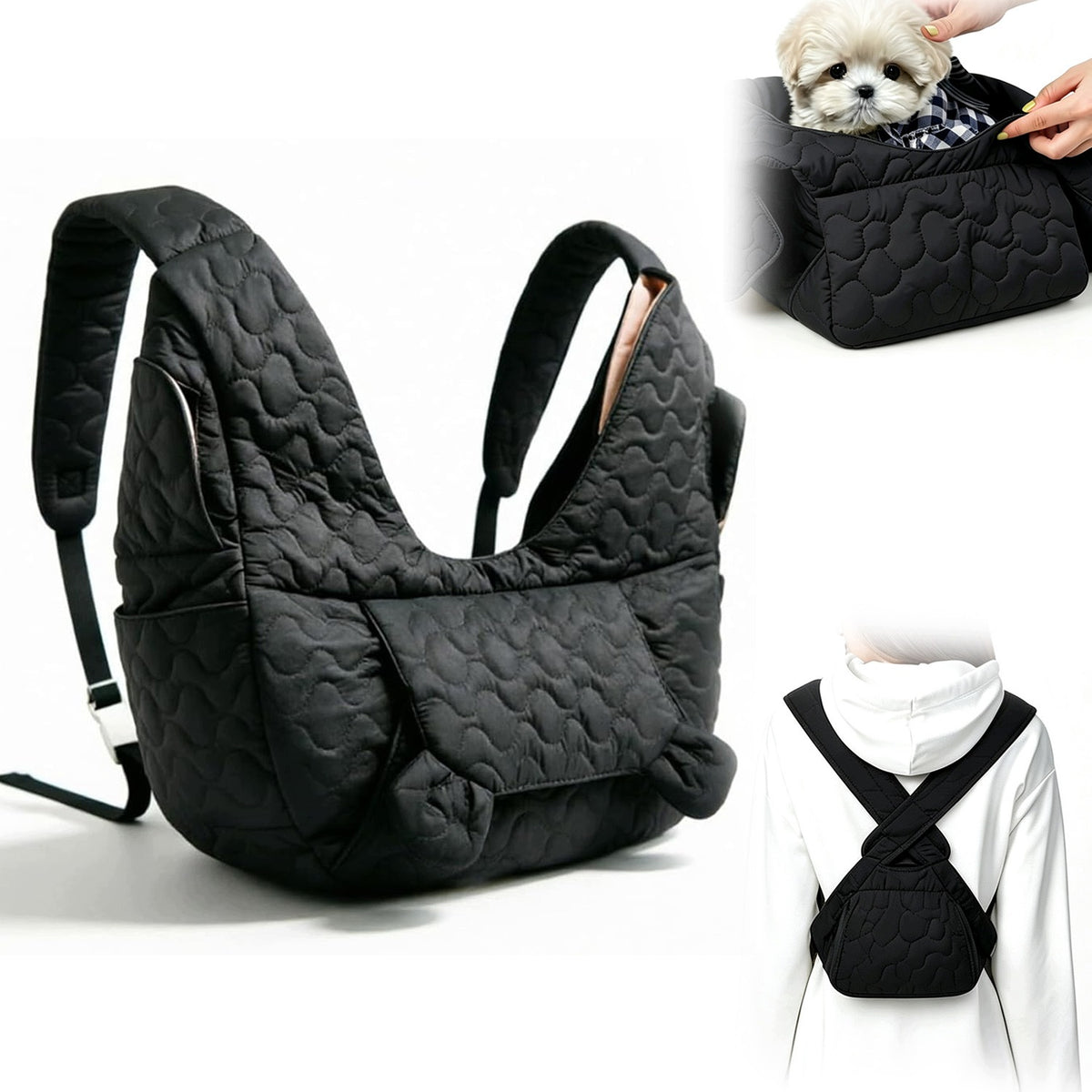 TRANSPORTER BAG FOR CAT AND SMALL ANIMALS – SHOULDER TRAVEL BAG WITH VENTILATION
