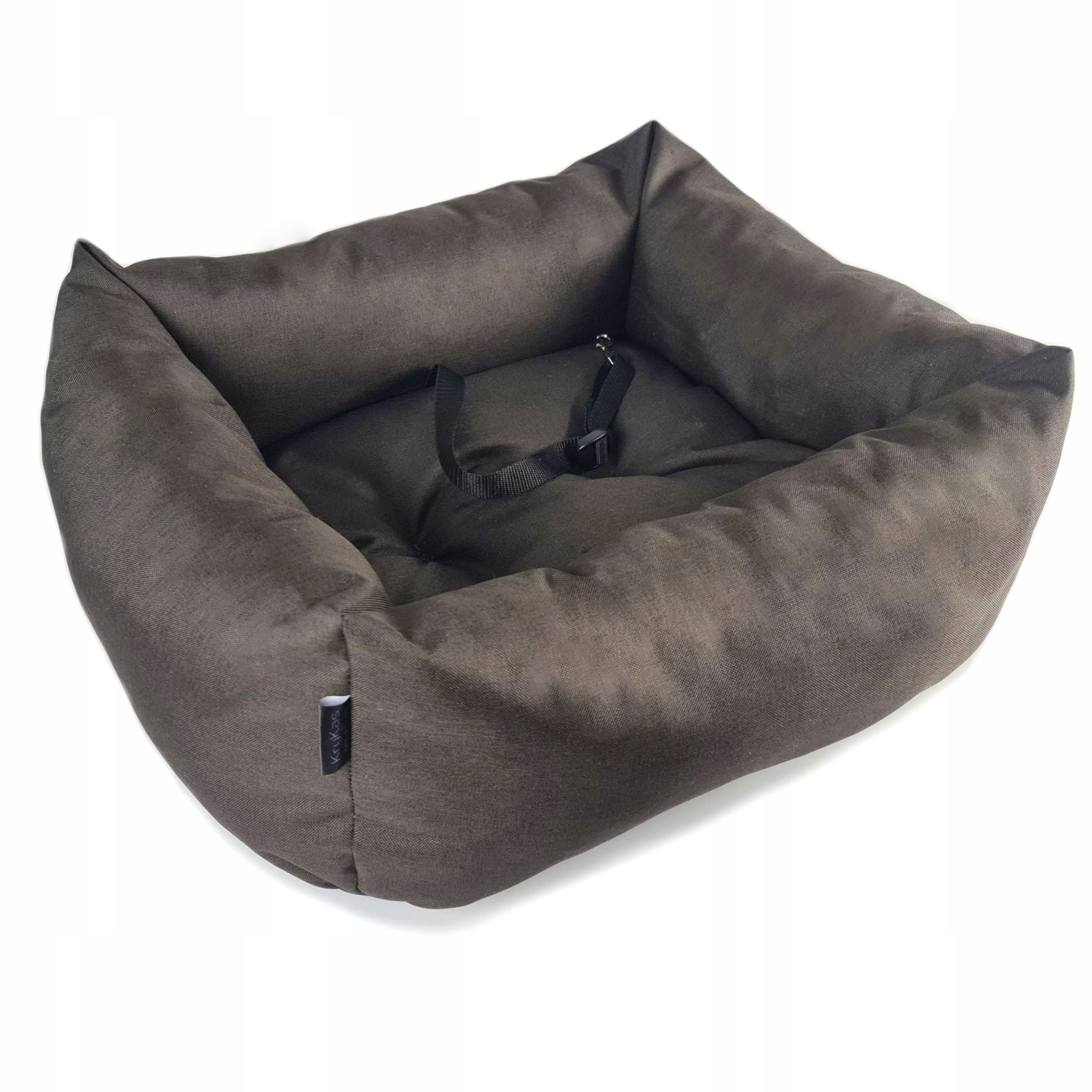 TRANSPORTER - Bed Dog car seat EXCLUSIVE brown Packaging status original