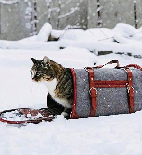 TRANSPORTER DOG CAT BAG Color gray