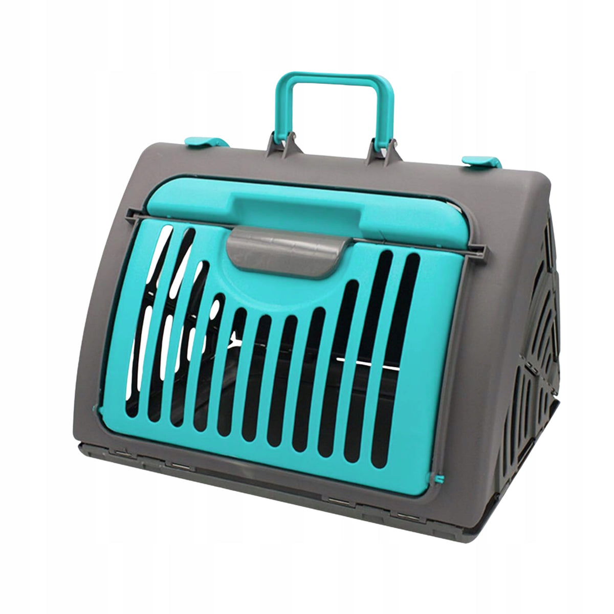 TRANSPORTER DOG CAT CAGE FOLDING TRAVEL PRACTICAL COMFORTABLE BLU Manufacturer code 590BLU