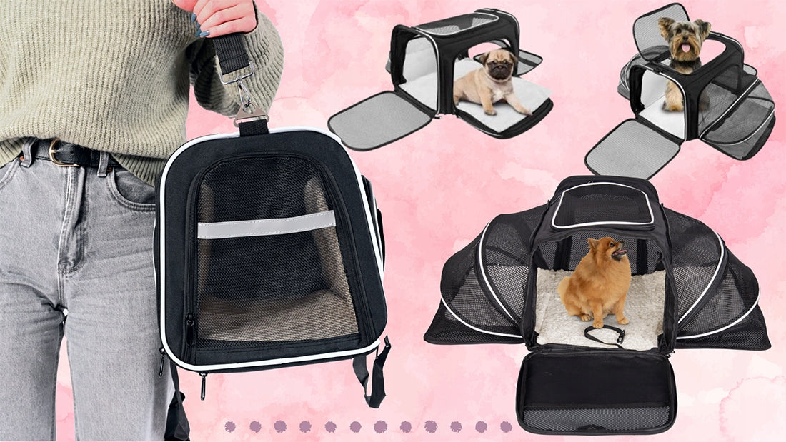 TRANSPORTER FOLDING CARRY BAG FOR CAT DOG ANIMALS FOR AIRPLANE Trade name Torba transportowa Wobell 30 x 30 x 45 cm szara