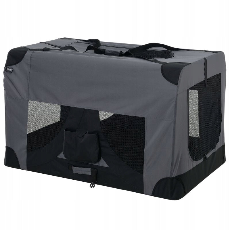 TRANSPORTER FOLDING PLAYPEN BAG BED WITH VENTILATION FOR DOG 52x52x70