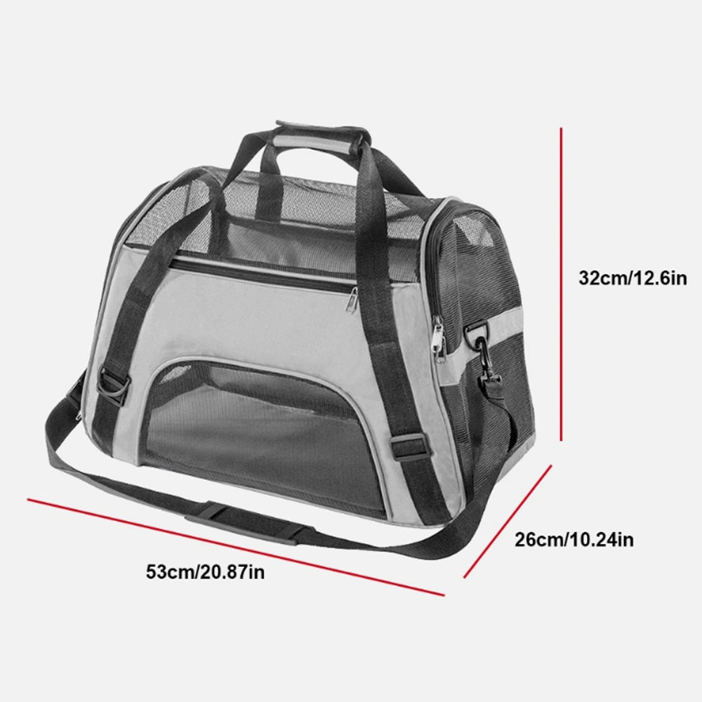 TRANSPORTER FOR BIG CAT DOG BAG RIGID BED SOFT 53x26x32 CM Brand no brand