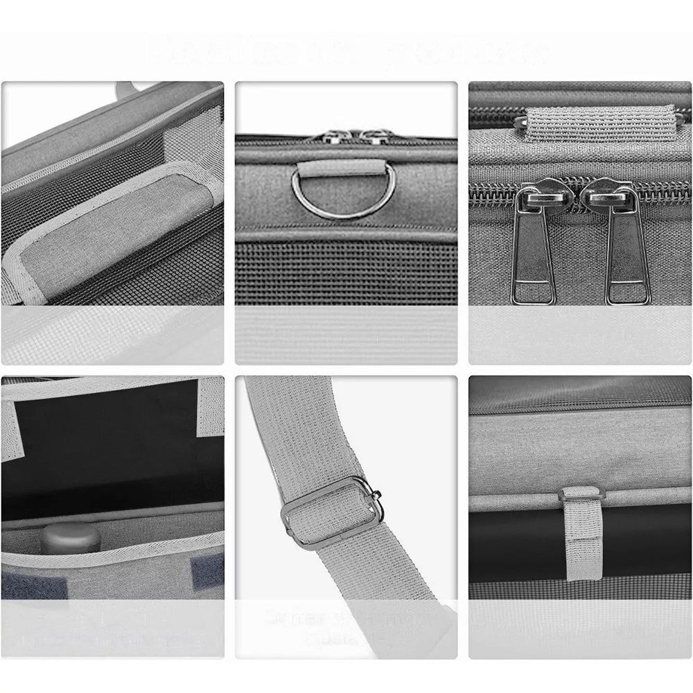 TRANSPORTER FOR CAT/DOG On Wheels 48*32*40cm grey Product width 32 cm