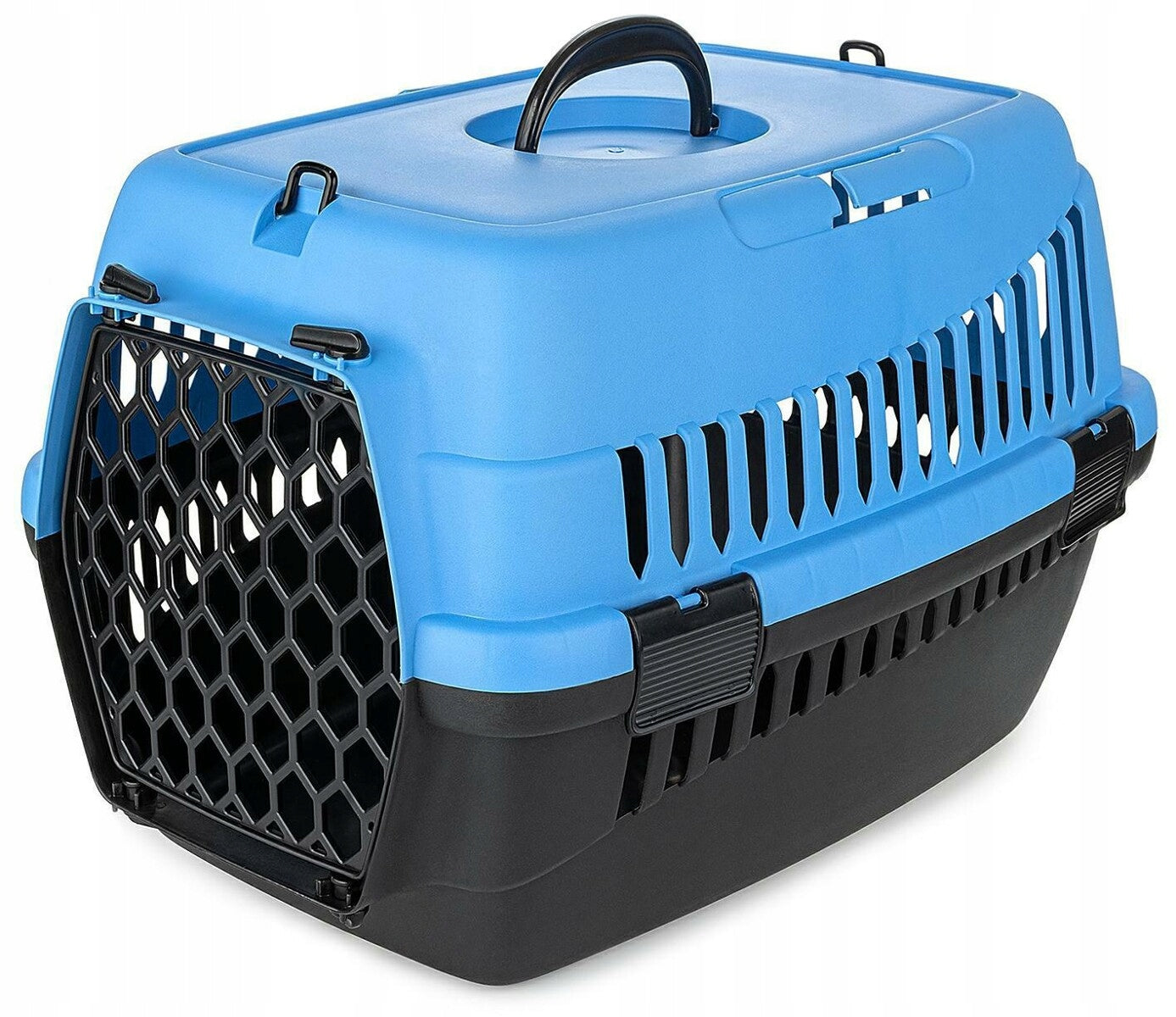 TRANSPORTER FOR CAT DOG RABBIT RODENTS ABBA M 56x37x37cm BLUE