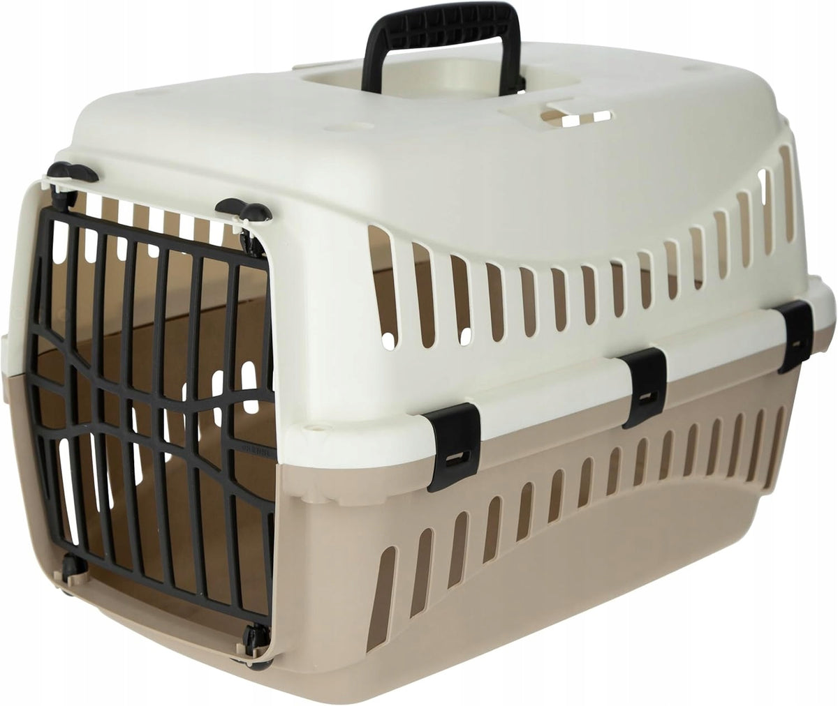 TRANSPORTER FOR PET DOG CAT GREY-BEIGE 45 x 30 x 30 CM