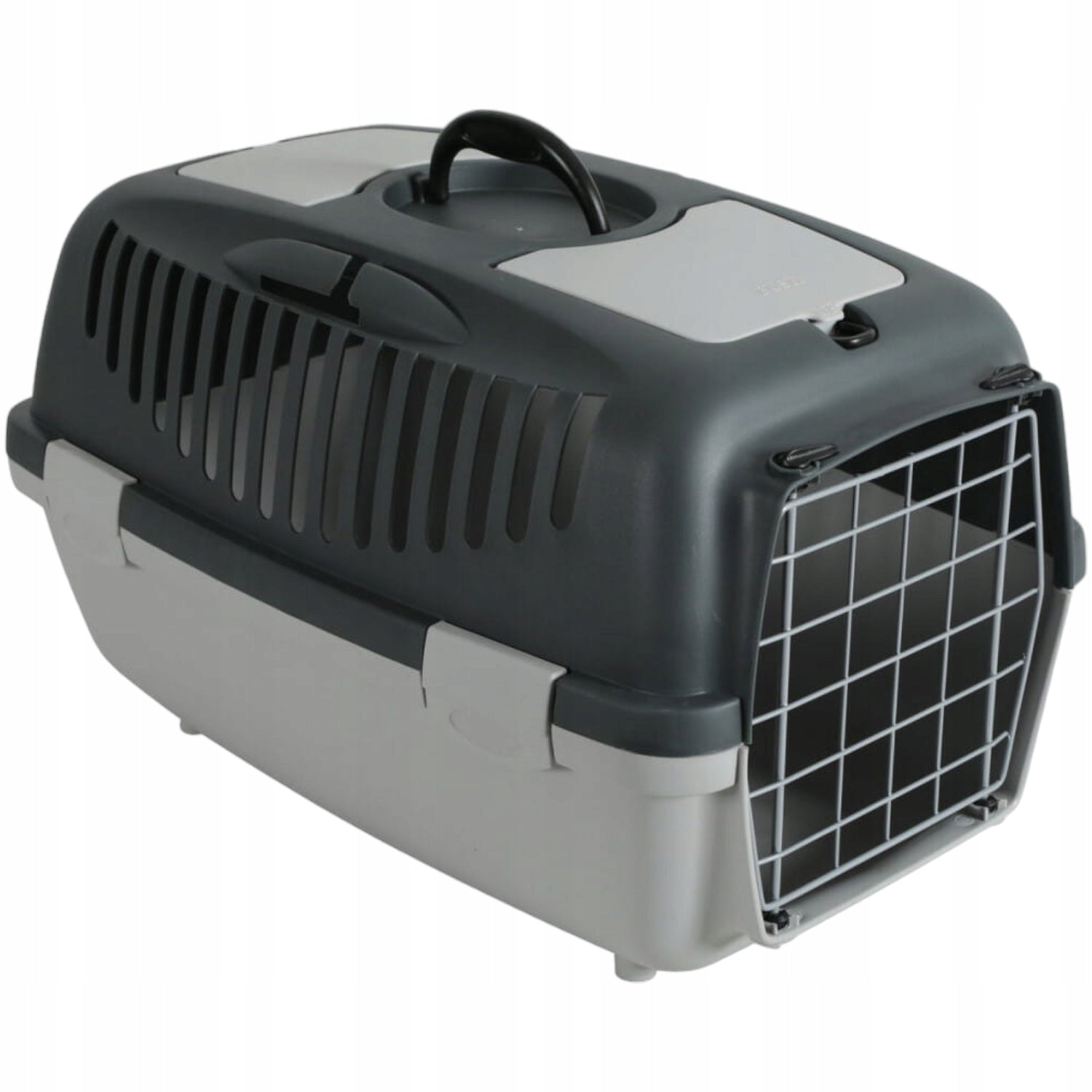 TRANSPORTER Zolux GULLIVER 2 FOR DOG CAT RABBIT 55x36x35cm METAL Grey Color gray