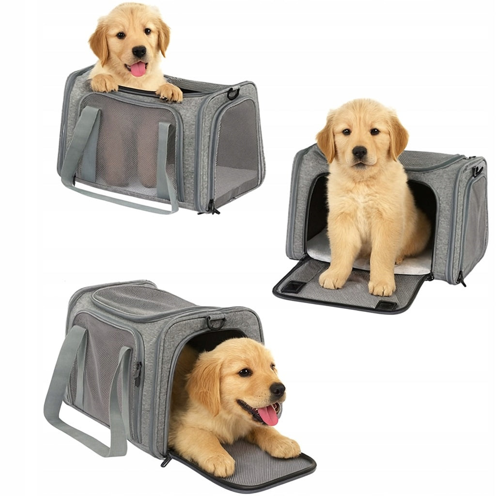 TRANSPORTER for cat dog bag with shoulder strap 45x30x30 M (I218) Brand K&M