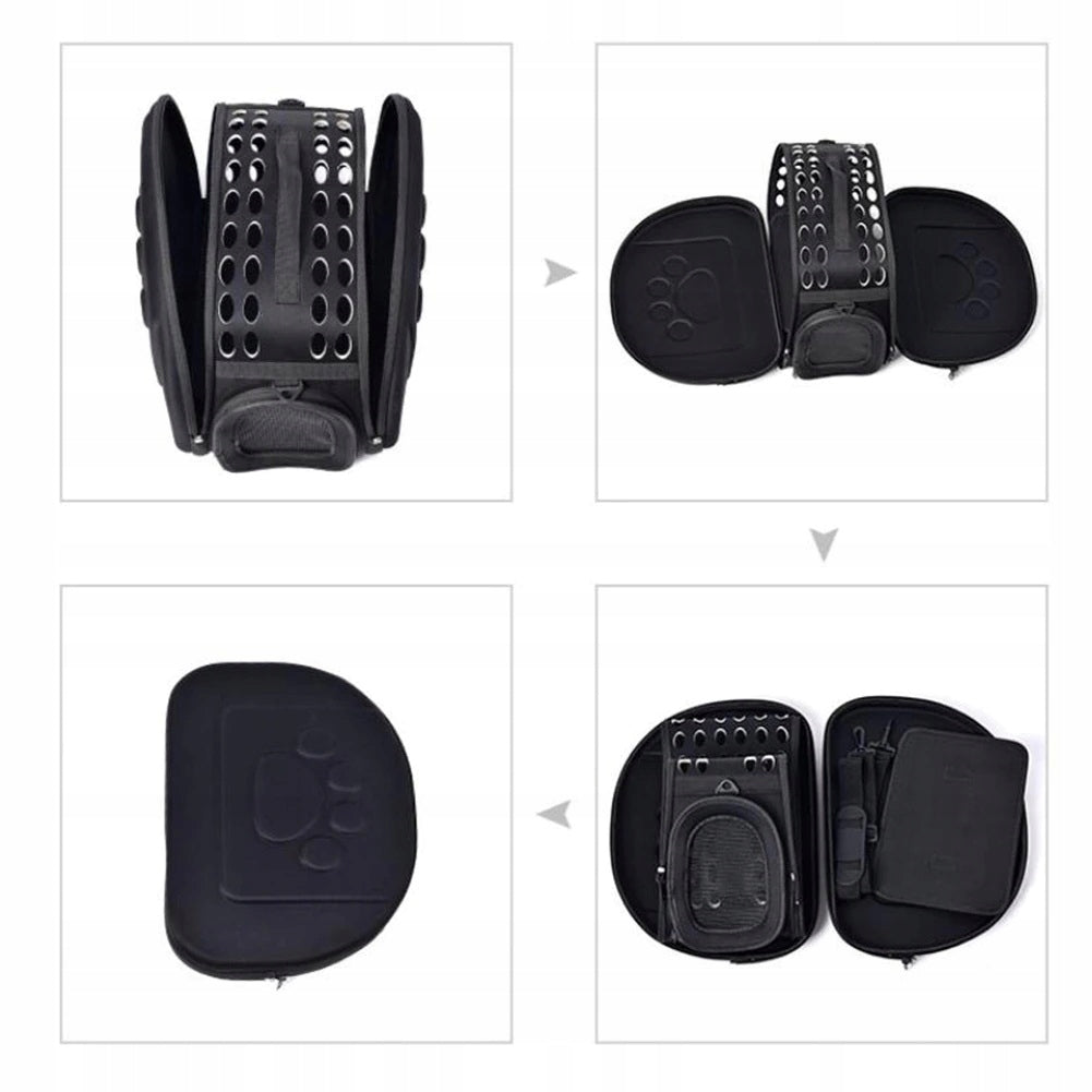 TRANSPORTER for cat dog rabbit bag FOLDING travel playpen black I092 Brand no brand