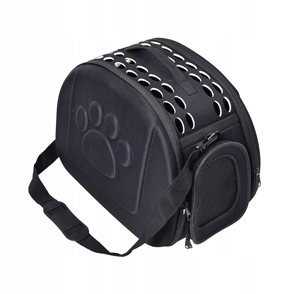 TRANSPORTER for cat dog rabbit bag FOLDING travel playpen black I092 Kind carrier
