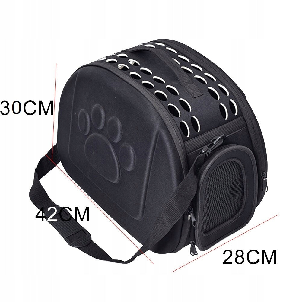 TRANSPORTER for cat dog rabbit bag FOLDING travel playpen black I092 Trade name Transporter składany