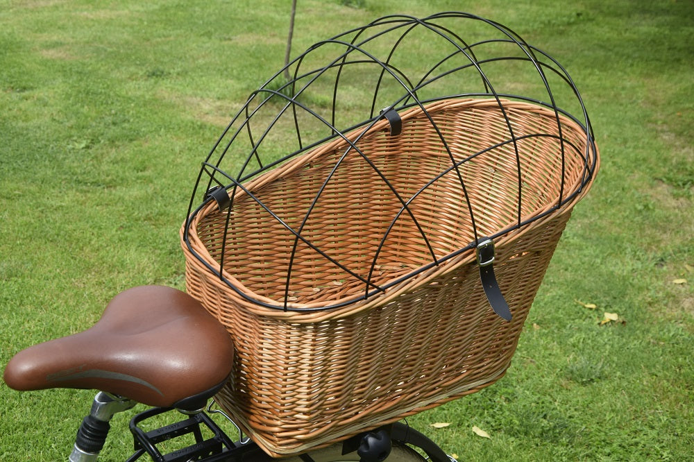 TRANSPORTER wicker basket for a bicycle. MIX basket Color black