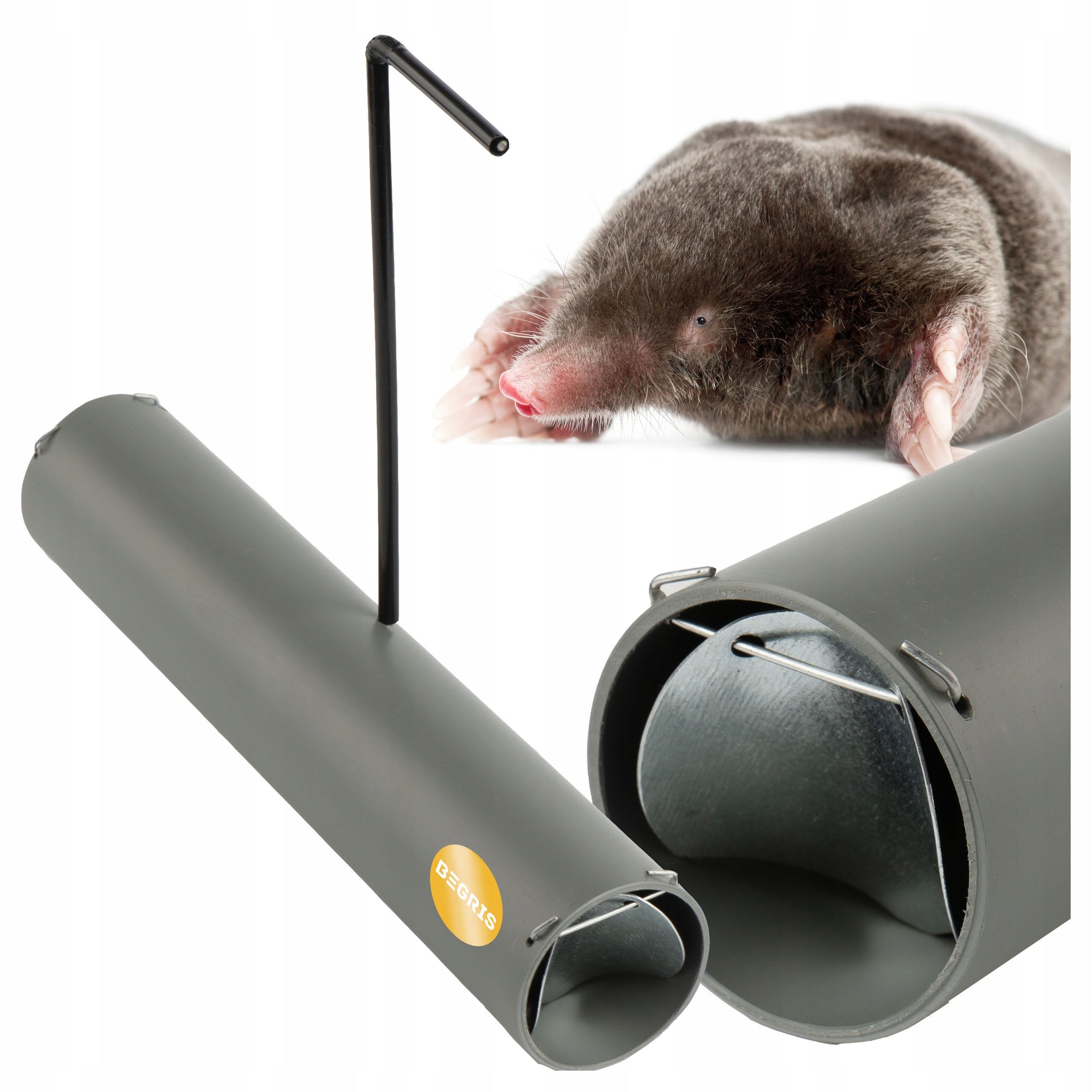 TRAP FOR MOLES VOLES WITH BEACON PAW MOLECATCHER VOLES