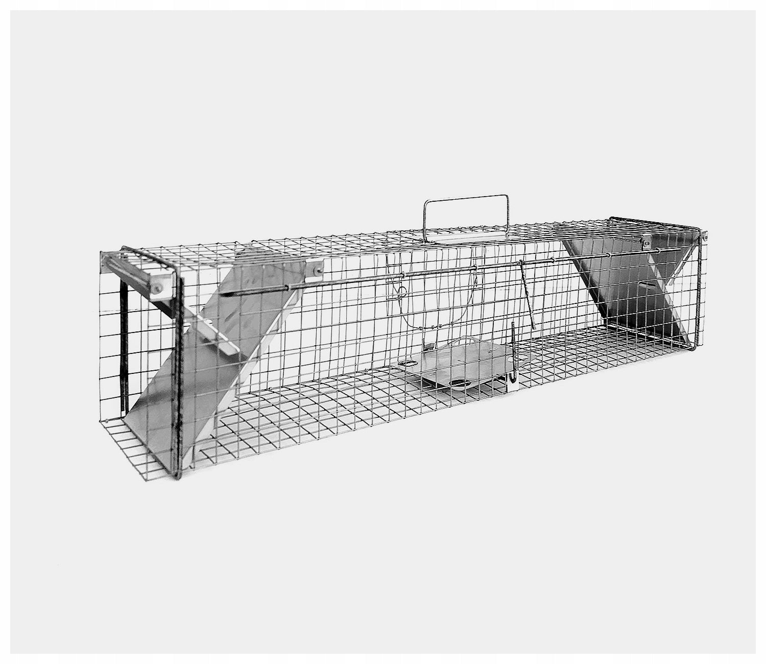TRAP LIVE PAW FOR MARTENS RATS MICE MINK 65x17x20 CM + FREEBIES Kind trap
