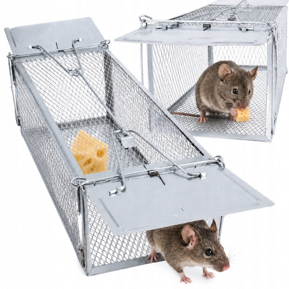TRAP LIVETRAP FOR RAT MICE RODENTS MARTEN CAGE HUMANITARIAN PAW