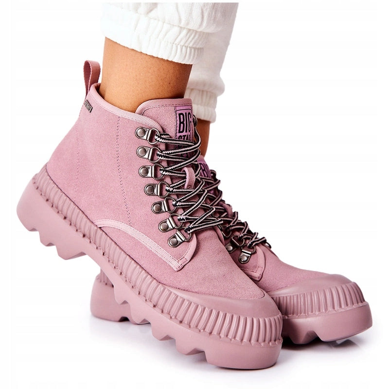 Stiefel für Damen Big Star, lila 