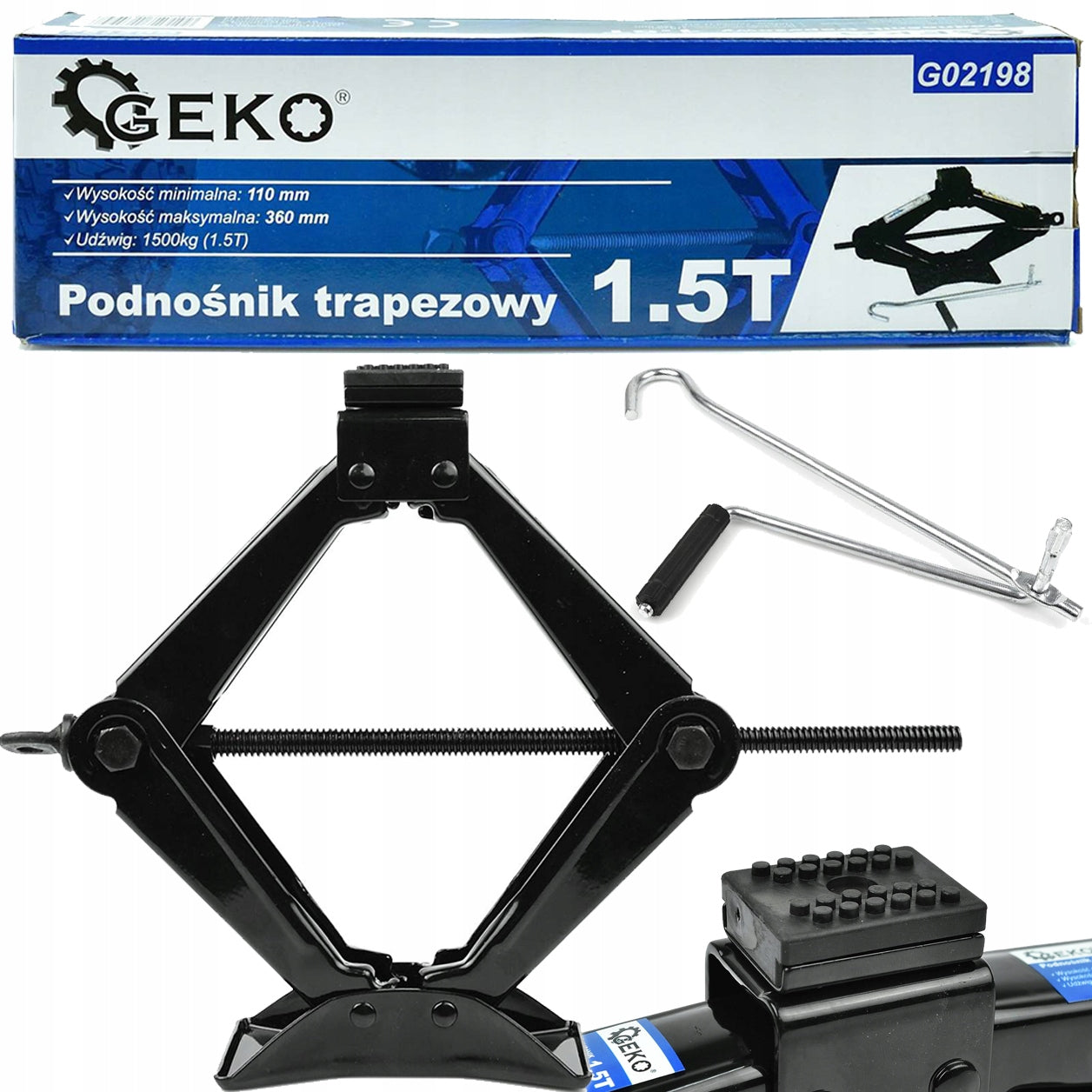 TRAPEZOIDAL LIFT 1,5T 110-360MM REINFORCED