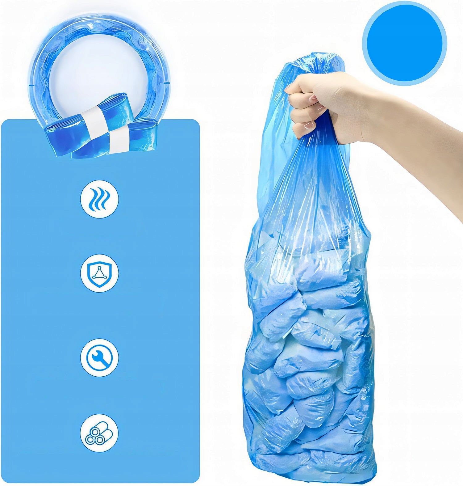 TRASH BAGS Bags for used diapers 12 PCS UNIVERSAL Number of pieces in the package 12 pcs