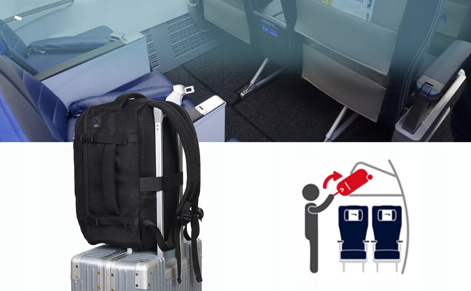 TRAVEL BACKPACK CABIN LUGGAGE RYANAIR Ecohub 40X20X25cm 20L PINK Manufacturer code 0705632909201