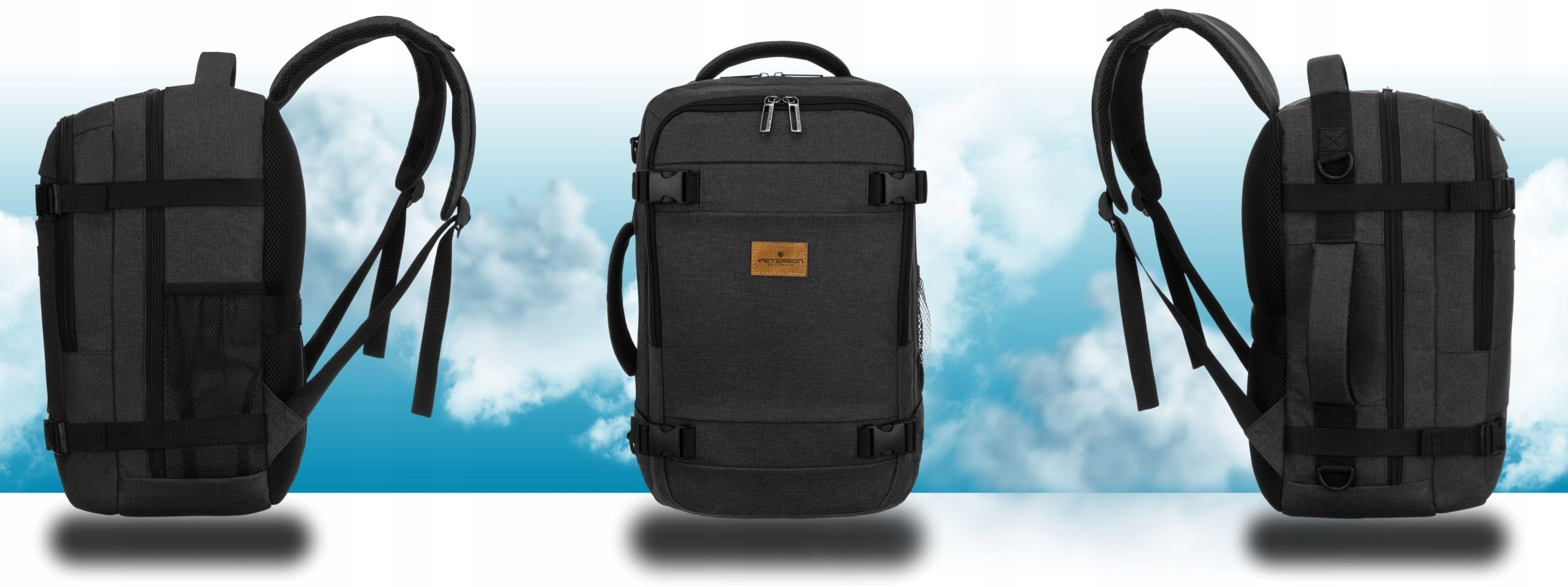 TRAVEL BACKPACK FOR AIRPLANE RYANAIR 40X20X25 CARRY-ON LUGGAGE LIGHT PETERSON Packaging status original