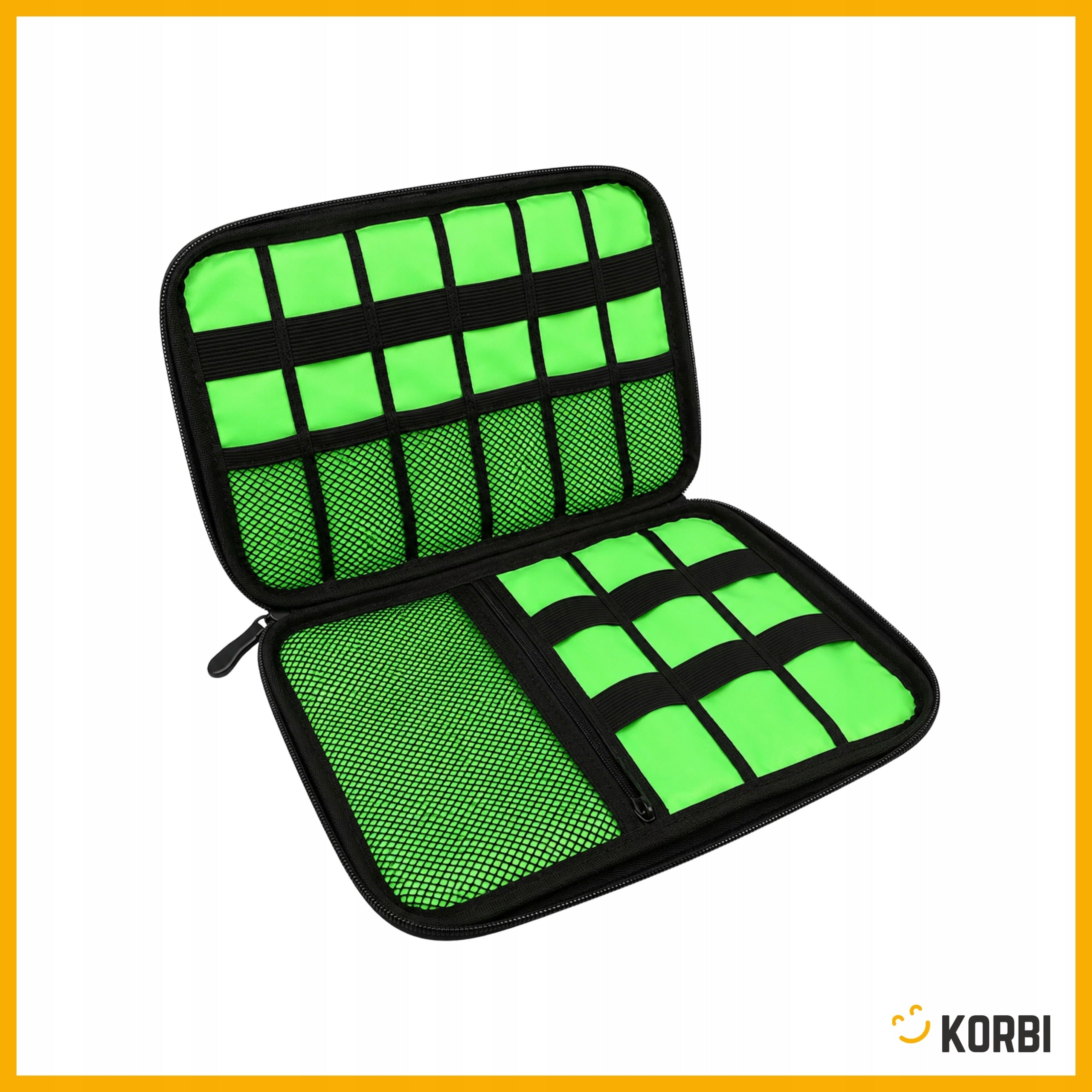 TRAVEL BAG CABLE COVER WIRES ORGANIZER FOR CABLE CHARGERS Brand Korbi