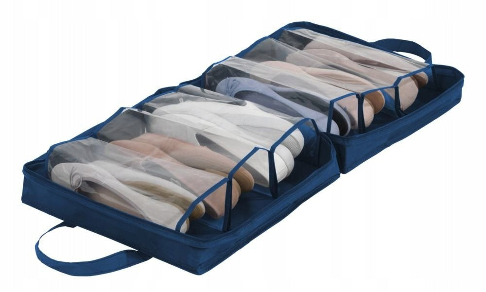 TRAVEL BAG FOR SHOES WITH COMPARTMENTS POLYESTER 15 5X37X37 CM Color blue