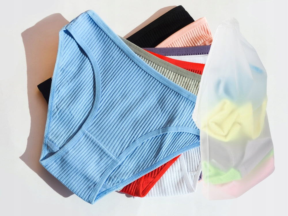 TRAVEL BAG FOR UNDERWEAR AIRPLANE ORGANIZER WATERPROOF FOR TRAVEL Color transparent