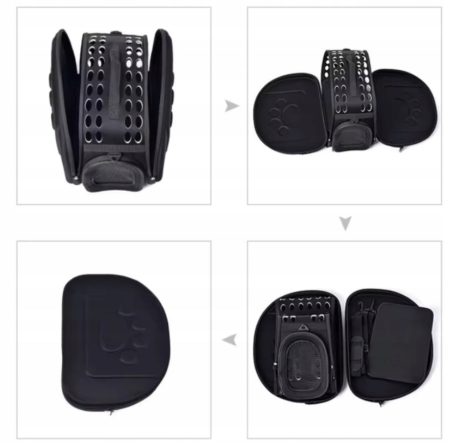 TRAVEL BAG TRANSPORTER PLAYPEN SOLID FOR CAT DOG FOR CAR BLACK Brand 100