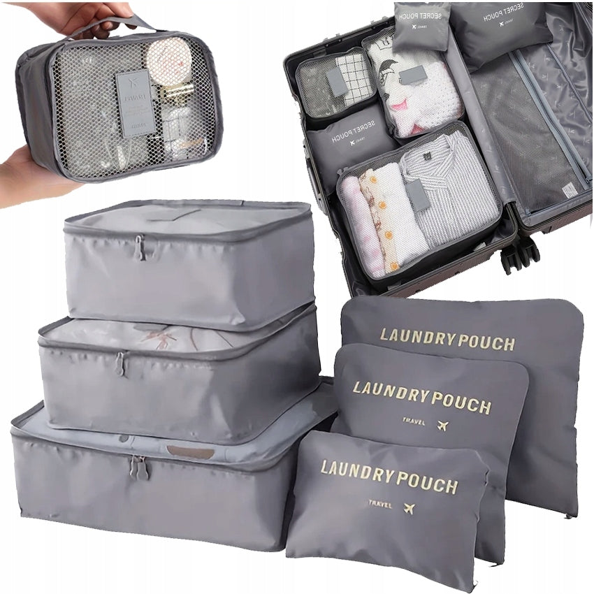 TRAVEL BAGS FOR SUITCASE ORGANIZERS BEAUTICIANS FOR TRAVEL SET OF 6 PCS.