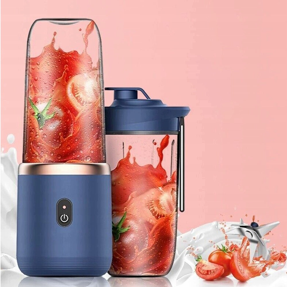 TRAVEL BLENDER PORTABLE MIXER + 2 CUPS JUICER USB CHARGING Packaging status original