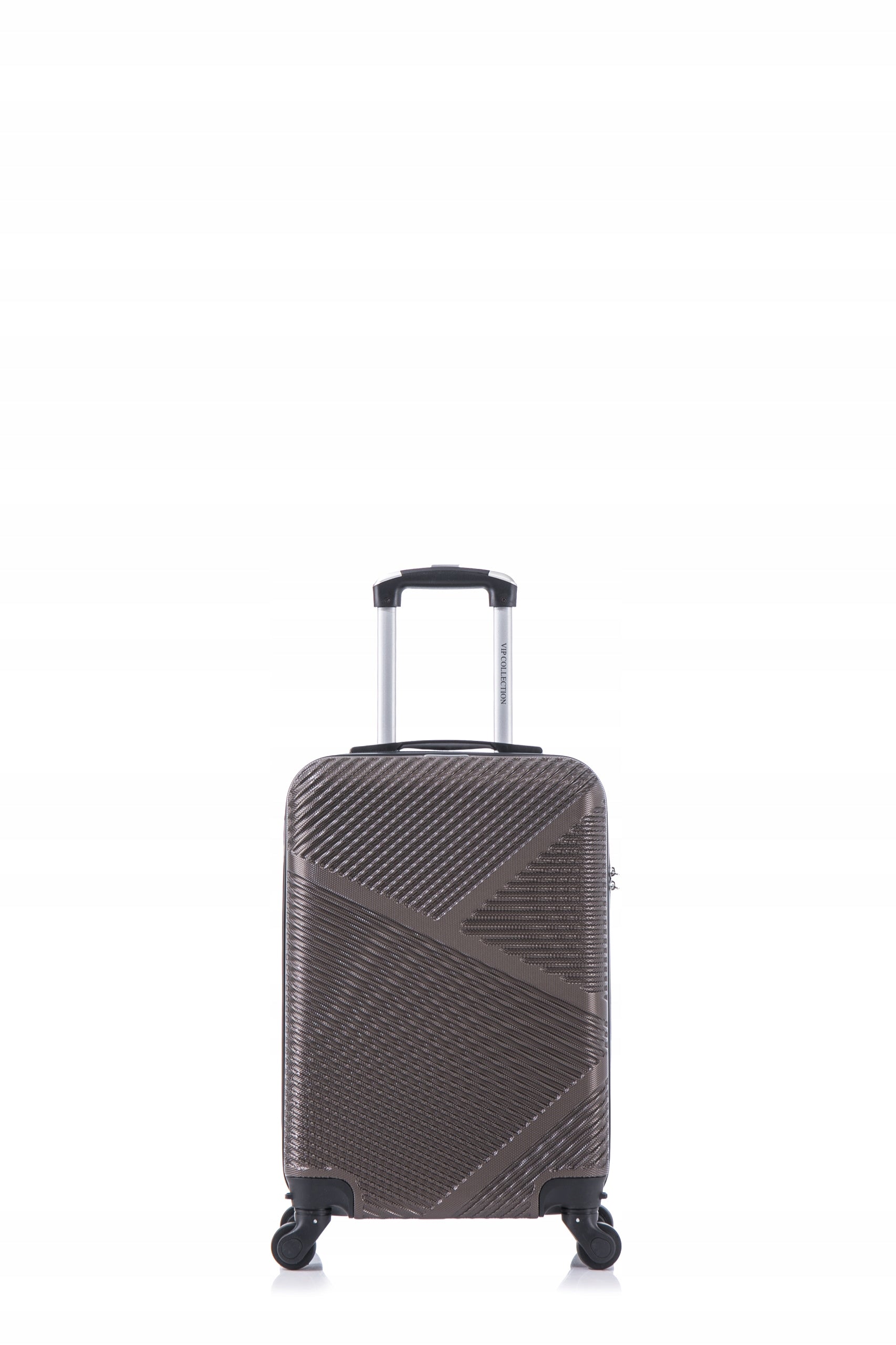 TRAVEL CABIN SUITCASE WITH WHEELS DETACHABLE WHEELS 20" ABS MIAMI COFFEE Manufacturer code 20