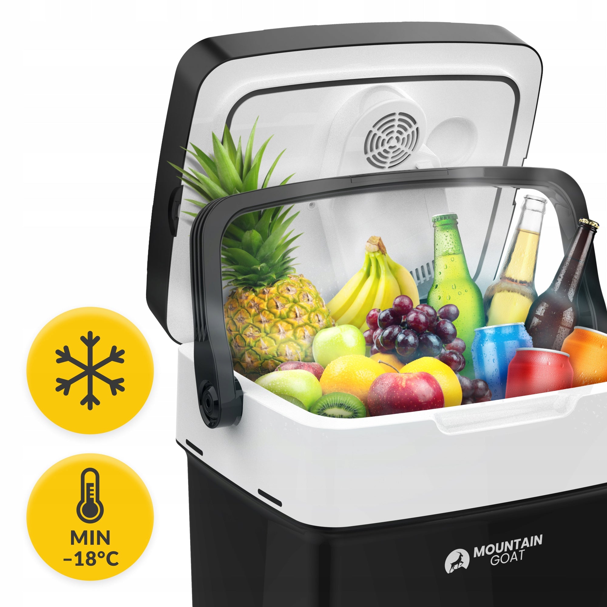 TRAVEL CAR REFRIGERATOR PORTABLE ELECTRIC HEATING Packaging status original