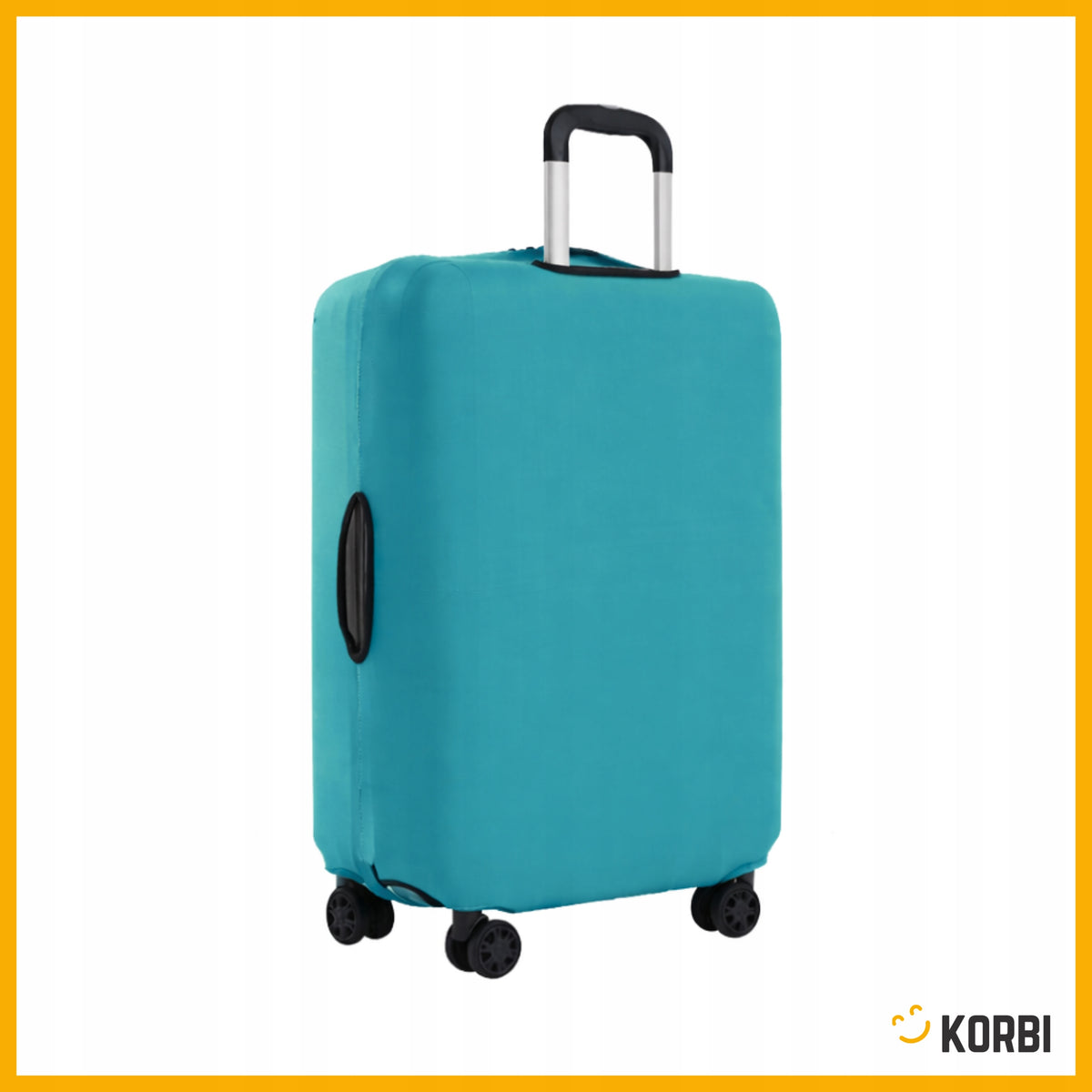 TRAVEL CASE COVER PROTECTIVE LUGGAGE ELASTIC CASE AIRPLANE XL Manufacturer code Korbi OSŁONA WALIZKI Z RZEPEM FUTERAŁ 29-32''