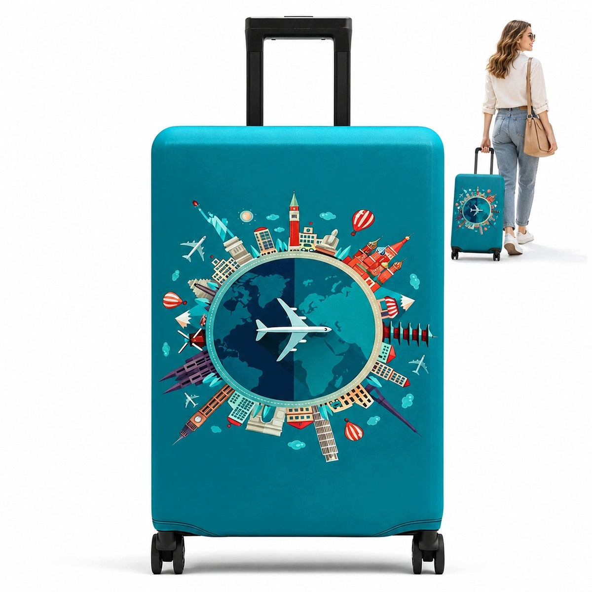 TRAVEL CASE COVER PROTECTIVE LUGGAGE FLEXIBLE CASE AIRCRAFT L