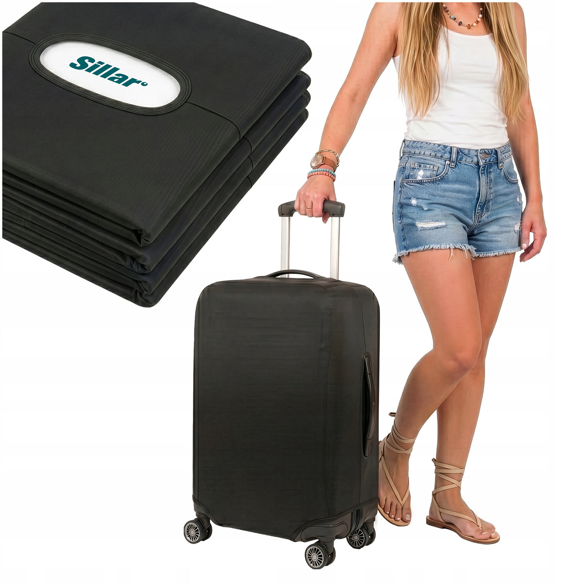 TRAVEL CASE COVER XL THICK MATERIAL PROTECTIVE CASE 78X55X35 CM Packaging status original