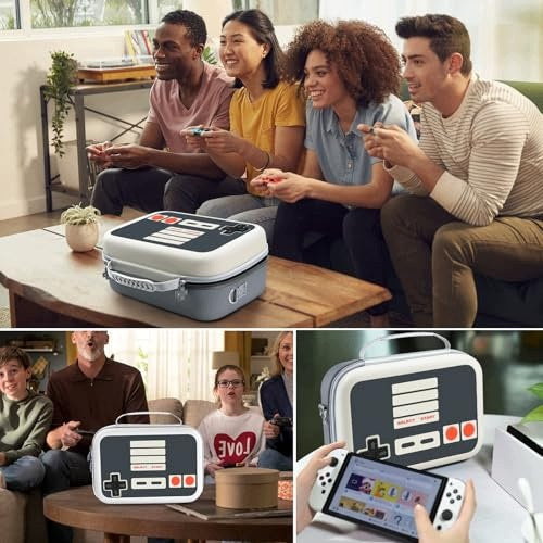 TRAVEL CASE HARD FOR 2 CONSOLES WITH RETROSHELL N3S ACCESSORIES FOR HOME Brand no brand