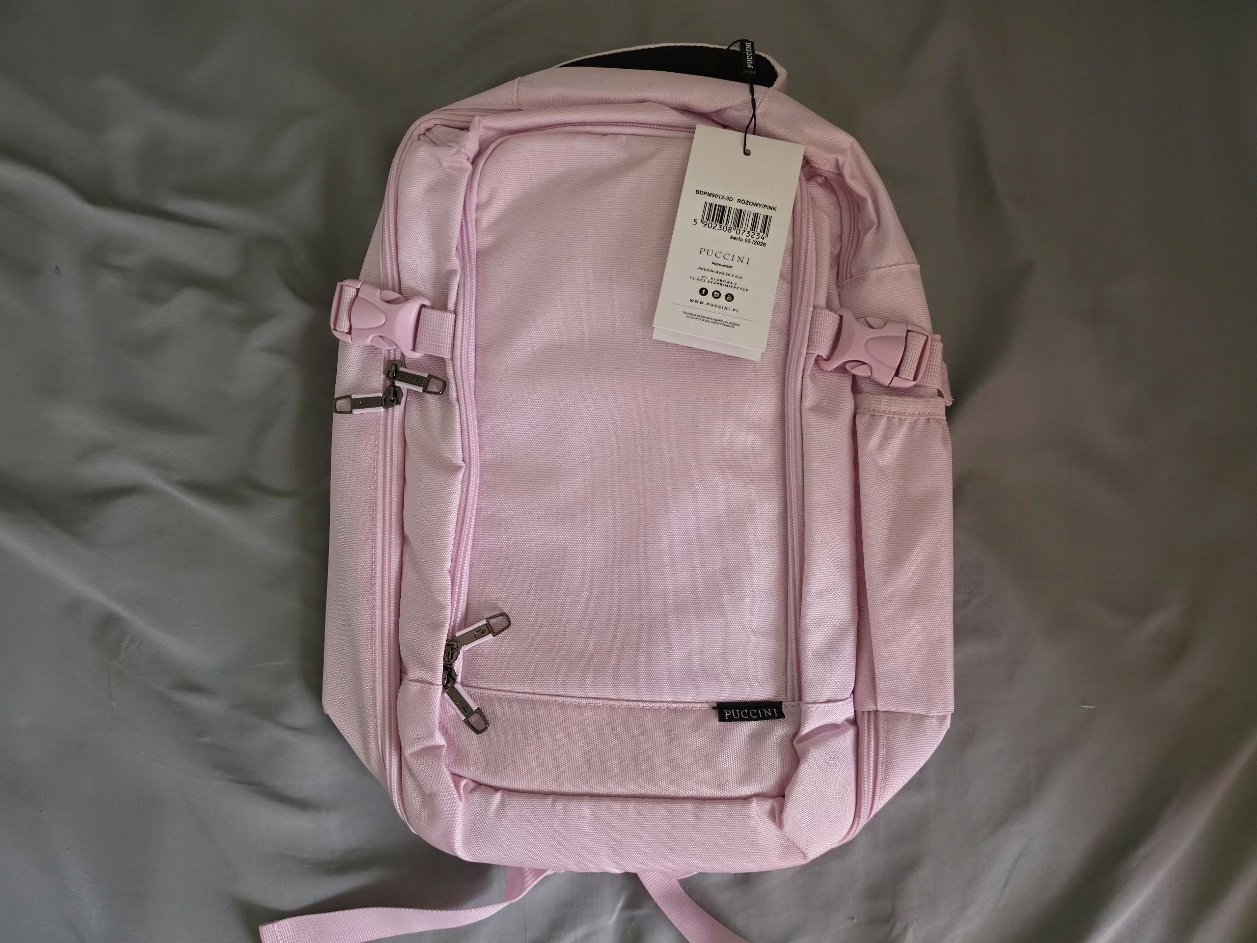 TRAVEL CITY BACKPACK BDPM9012-3D PINK PUCCINI Manufacturer code BDPM9012-3D