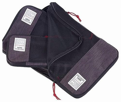 TRAVEL COMPRESSION BAGS GREY FOR SUITCASE SET OF 3 PIECES FOR HOME