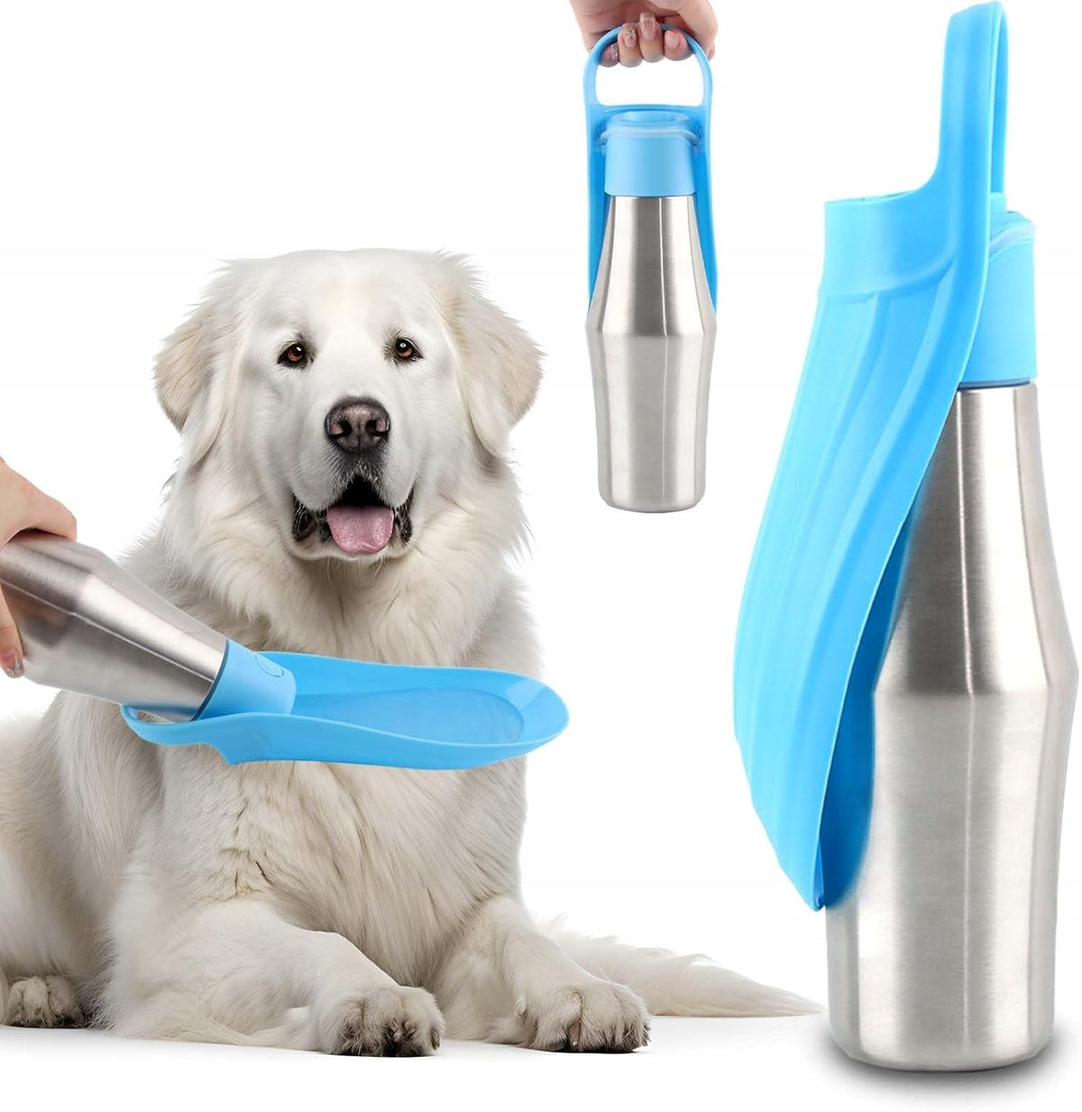 TRAVEL DOG BOTTLE WITH AIRTIGHT BOWL 750ML