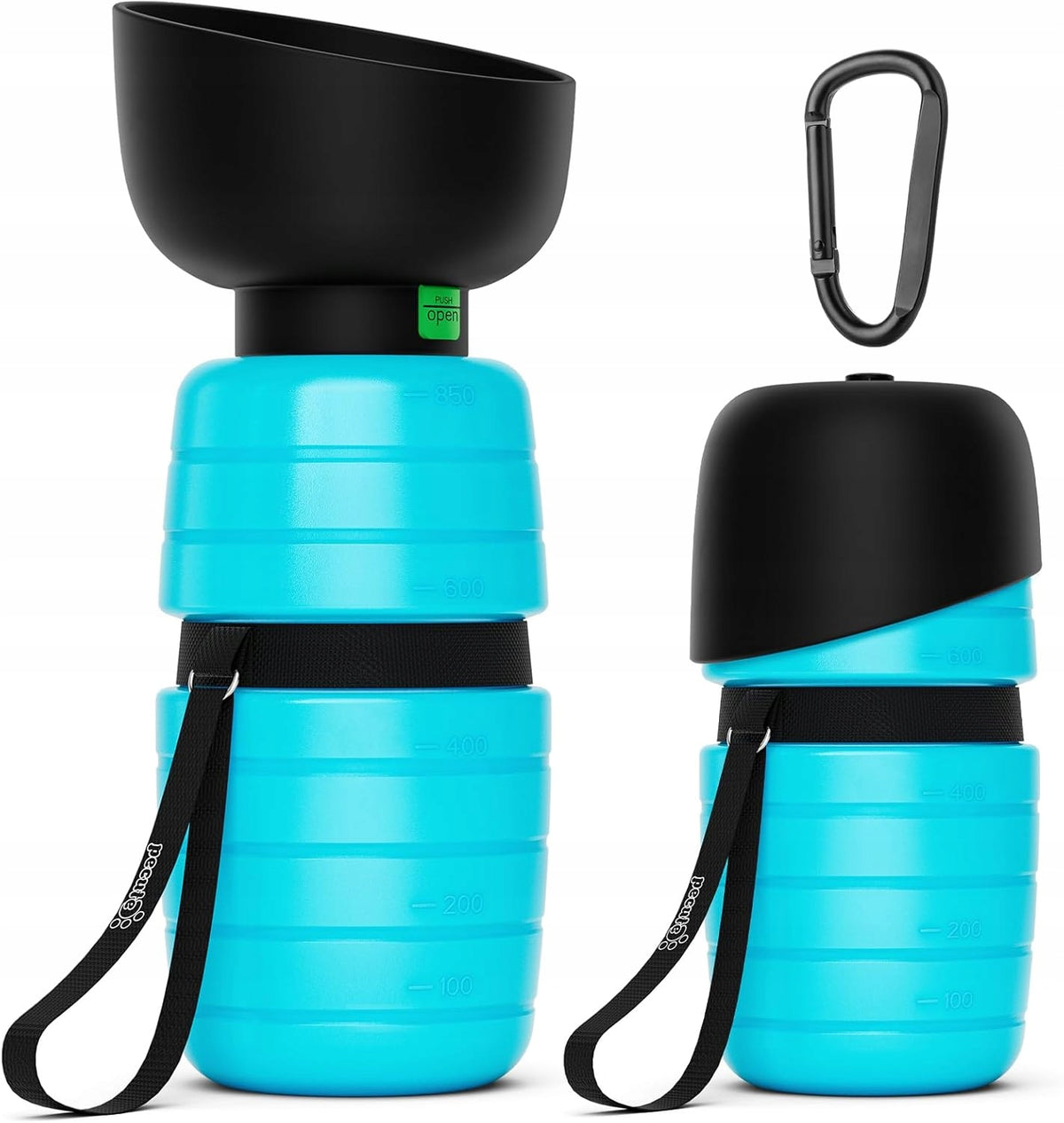 TRAVEL DOG BOTTLE WITH AIRTIGHT BOWL 850ML