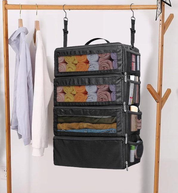 TRAVEL HANGING OGRANIZER BAG 60x23x37cm GREY Brand Perfectlife