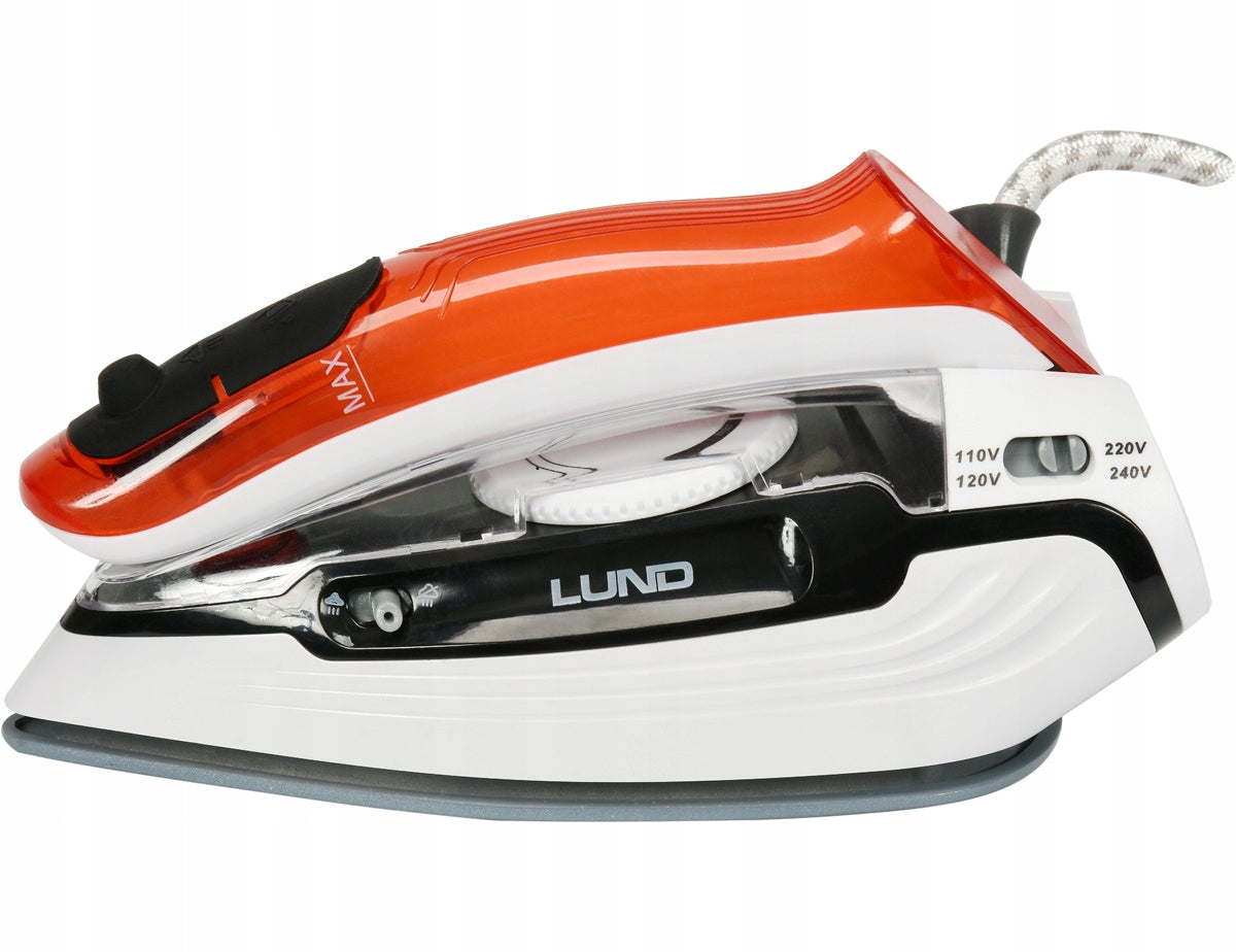 TRAVEL IRON SMALL TRAVEL 1100W FOLDING 3 FUNCTIONS LUND Brand Lund